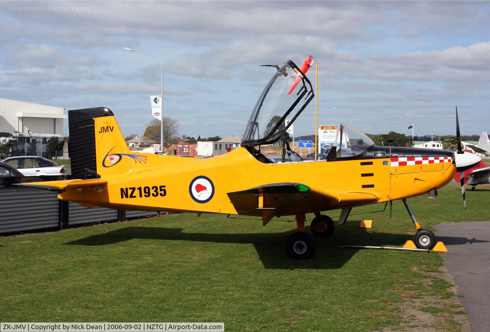 ZK-JMV, 1976 Pacific Aerospace CT/4B Airtrainer C/N 083, /