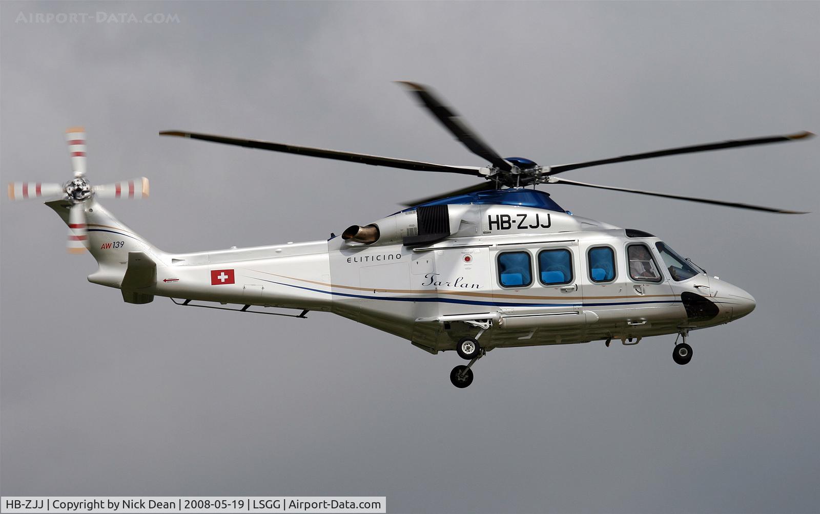 HB-ZJJ, 2008 AgustaWestland AW-139 C/N 31122, Judging by the 2 shots Wolfgang was up on the road I was in the Jet parking lot