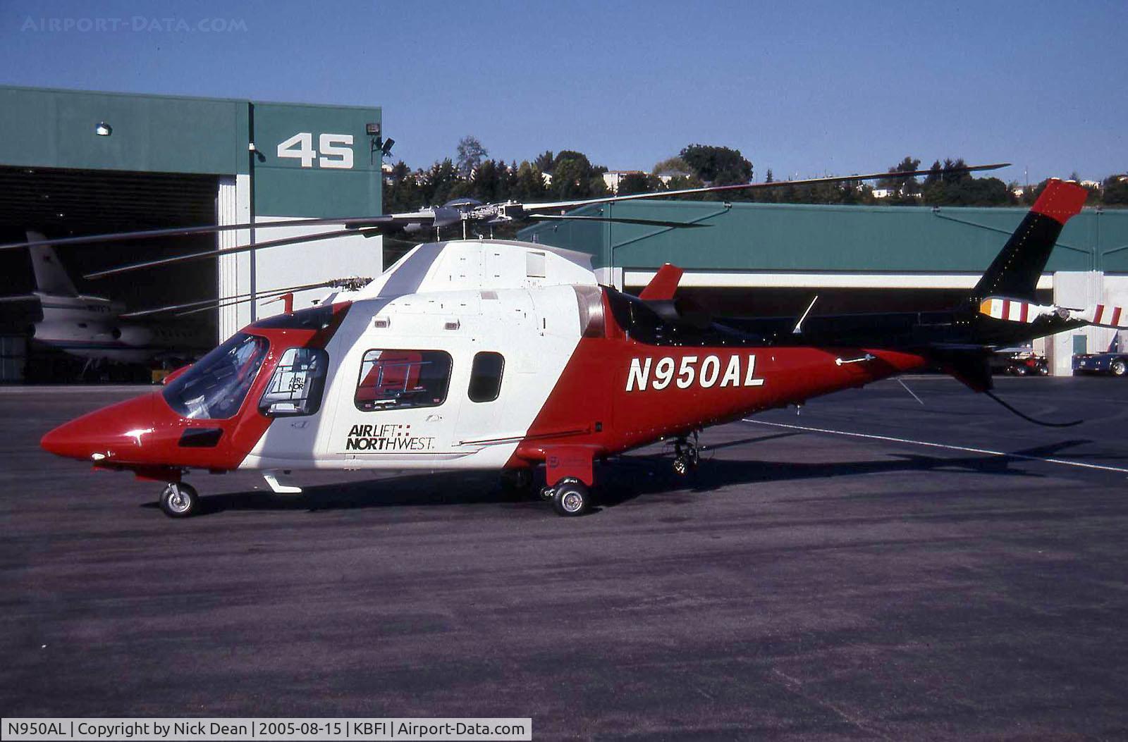 N950AL, 2004 Agusta A-109E C/N 11628, Scanned from a slide