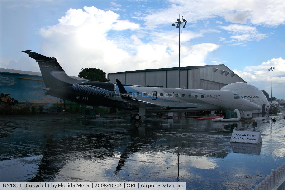 N518JT, 2008 Embraer EMB-135BJ Legacy 600 C/N 14501032, Embraer Legacy 600 at NBAA