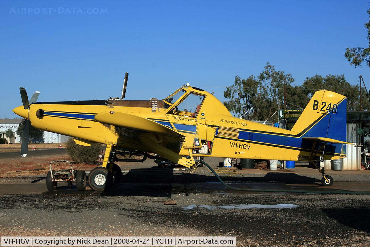 VH-HGV, 1996 Air Tractor Inc AT-502B C/N 502B-0344, /