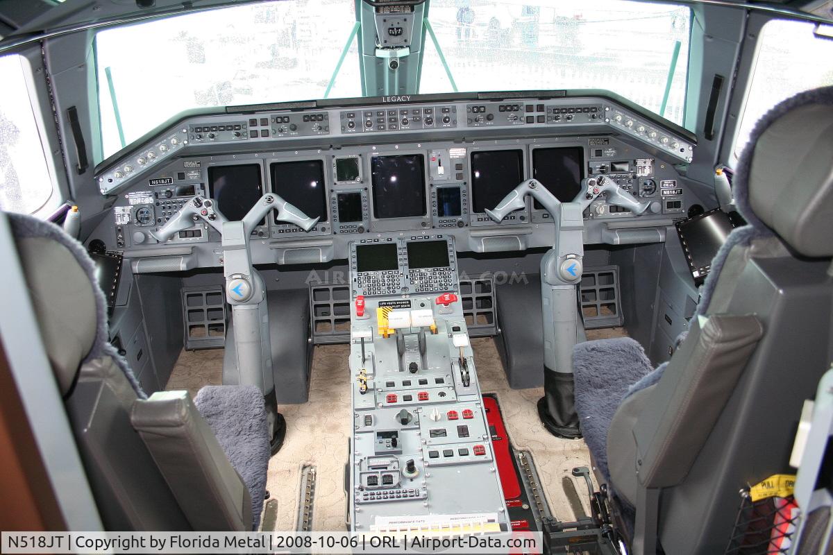N518JT, 2008 Embraer EMB-135BJ Legacy 600 C/N 14501032, Embraer Legacy 600 at NBAA