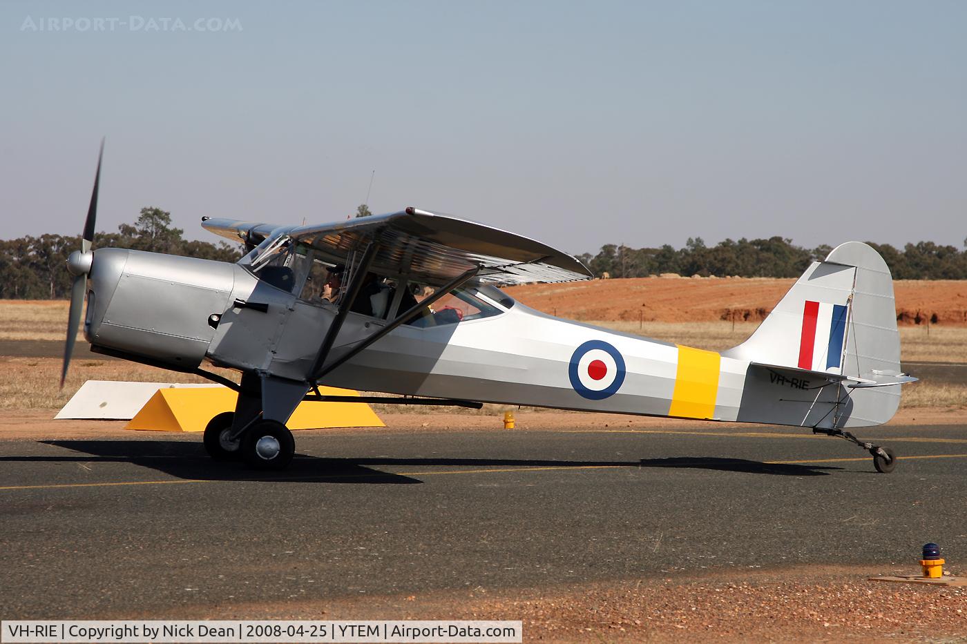 VH-RIE, 1954 Auster J-8L Aiglet Trainer C/N 3151, /
