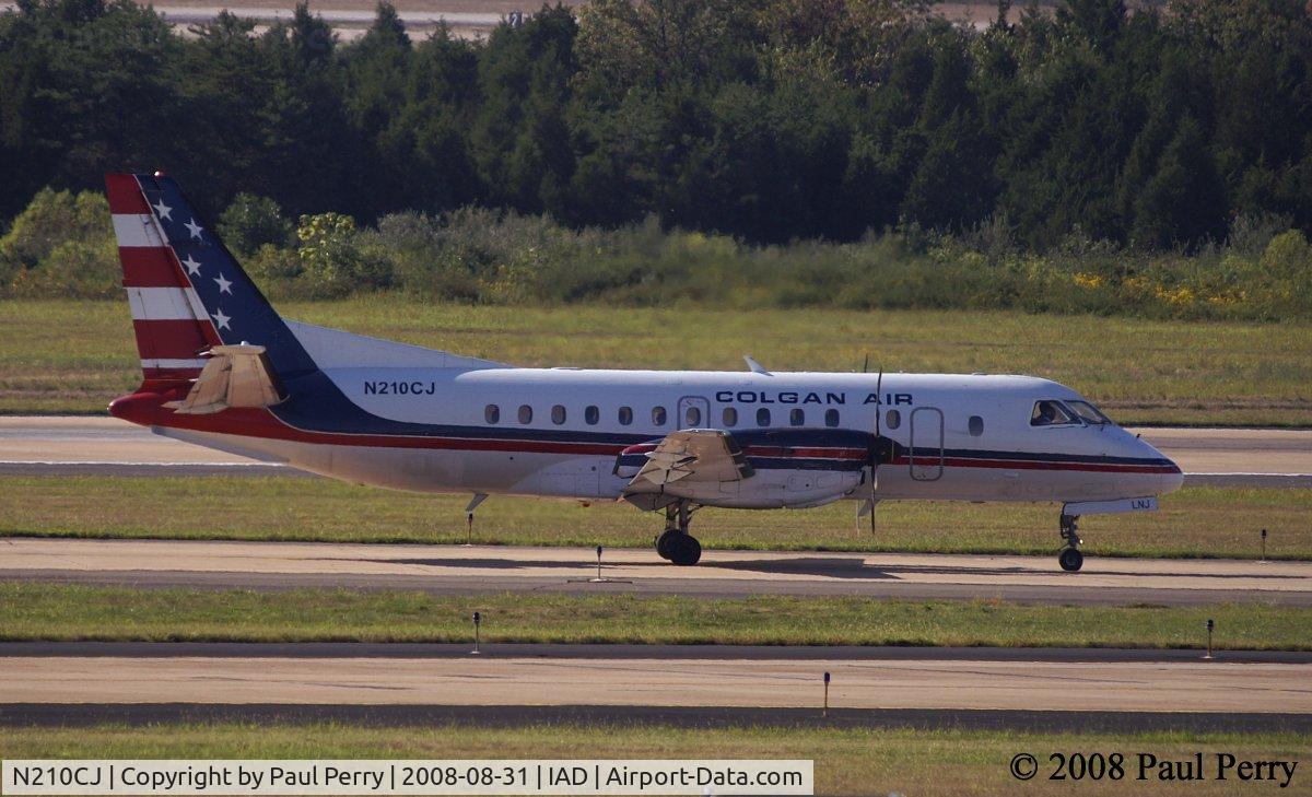 N210CJ, 1990 Saab 340B C/N 340B-210, Another Colgan bird on her landing rollout