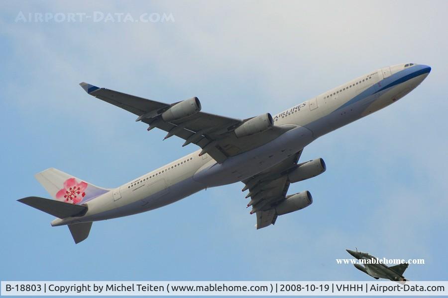 B-18803, 2001 Airbus A340-313 C/N 411, China Airlines