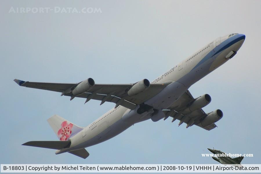 B-18803, 2001 Airbus A340-313 C/N 411, China Airlines