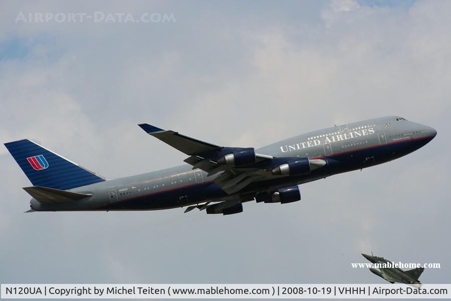 N120UA, 1999 Boeing 747-422 C/N 29166, United Airlines
