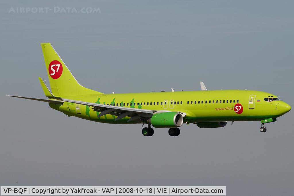 VP-BQF, 2001 Boeing 737-83N C/N 28243, S7 Boeing 737-800