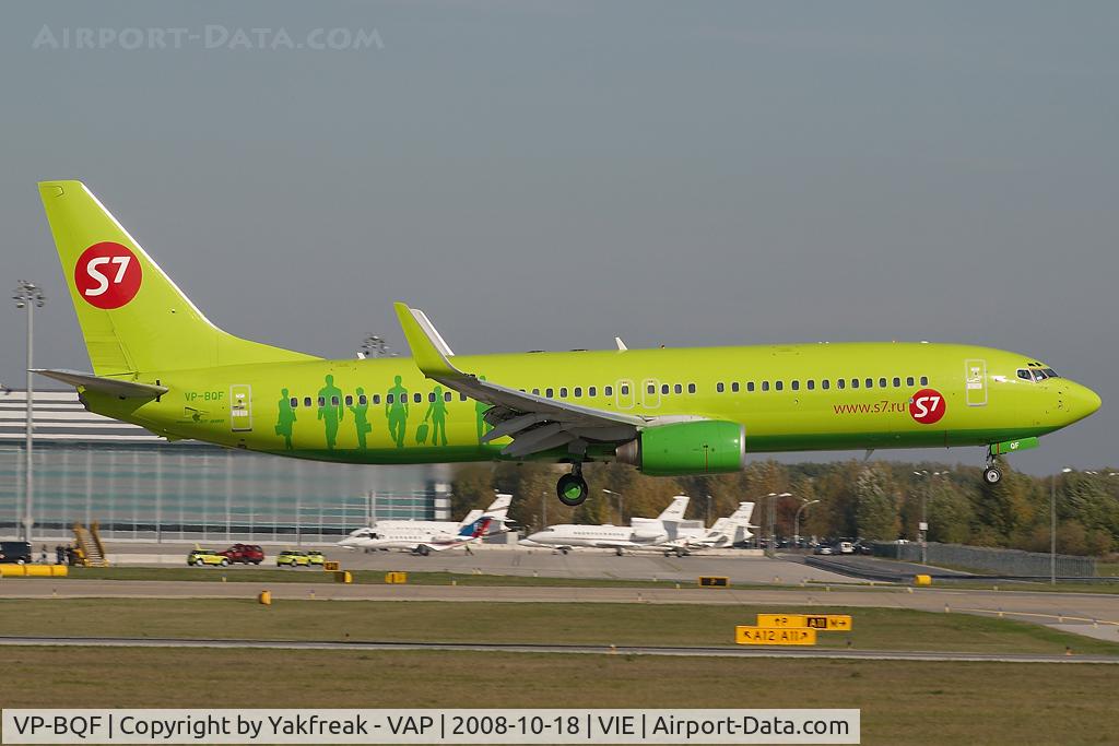 VP-BQF, 2001 Boeing 737-83N C/N 28243, S7 Boeing 737-800