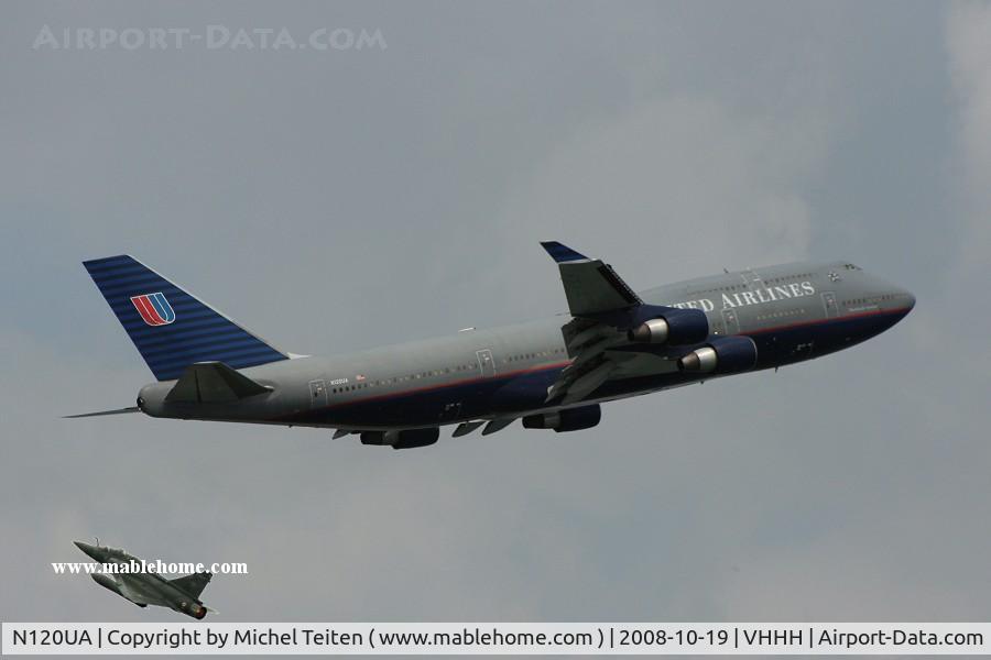 N120UA, 1999 Boeing 747-422 C/N 29166, United Airlines