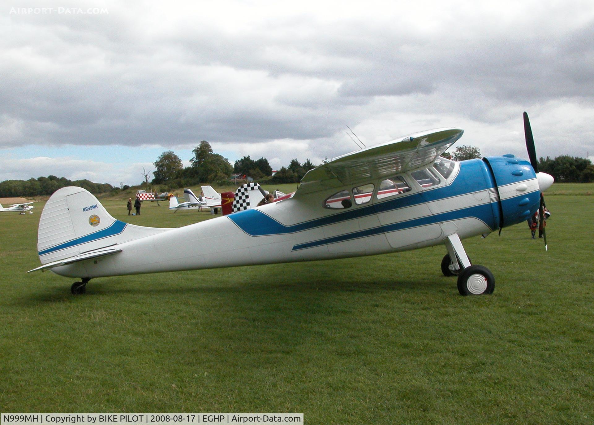 N999MH, Cessna 195B Businessliner C/N 7168, NICE LOOKING VISITOR TO POPHAM