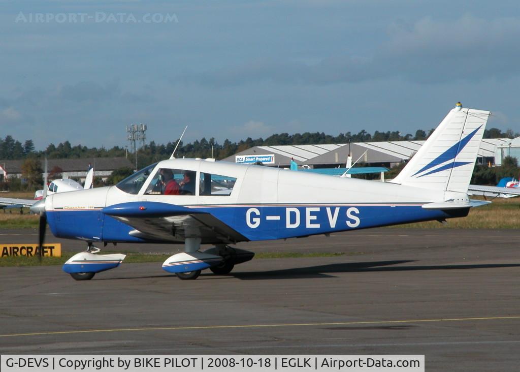 G-DEVS, 1962 Piper PA-28-180 Cherokee C/N 28-830, SMART CHEROKEE