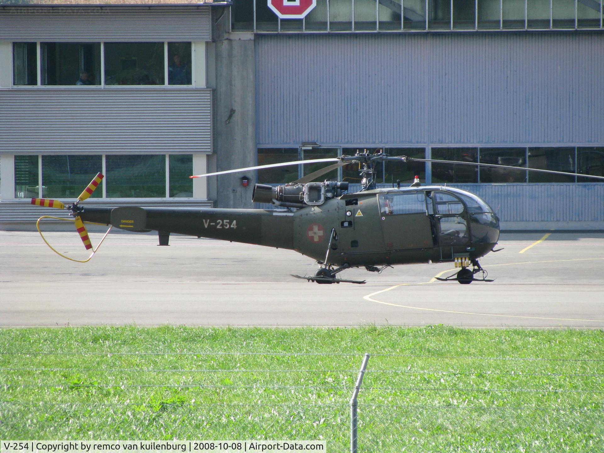 V-254, Aérospatiale SA-316B Alouette III C/N 1076, foto taken on Alpnach
