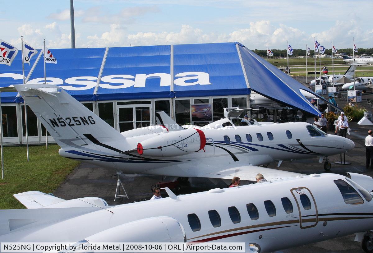 N525NG, 2008 Cessna 525C CitationJet CJ4 C/N 525C-0001, Cessna 525C CJ4 at NBAA in Cessna Display