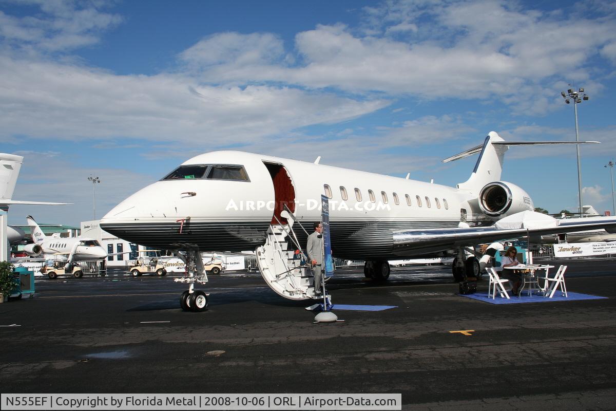N555EF, 2005 Bombardier BD-700-1A10 Global 5000 C/N 9154, Bombardier Global Express at NBAA