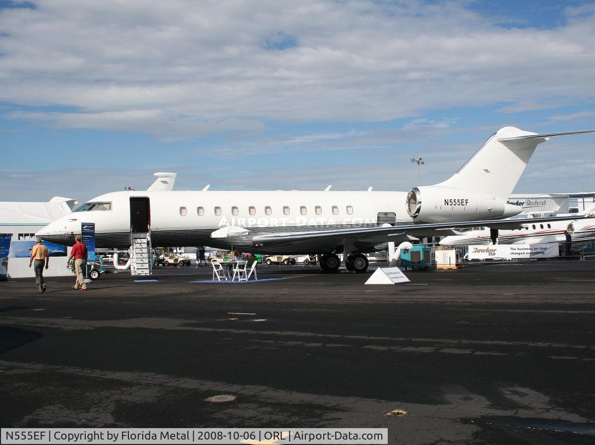 N555EF, 2005 Bombardier BD-700-1A10 Global 5000 C/N 9154, Bombardier Global Express at NBAA