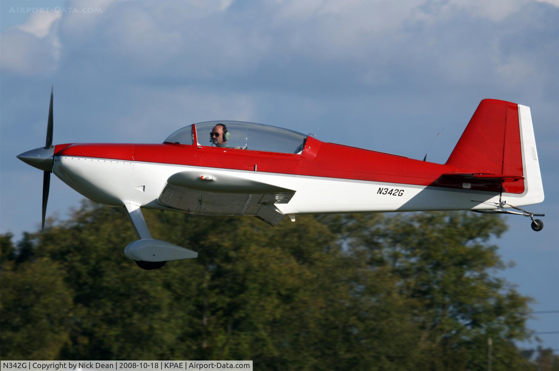 N342G, 1999 Vans RV-4 Mod C/N 3679, /