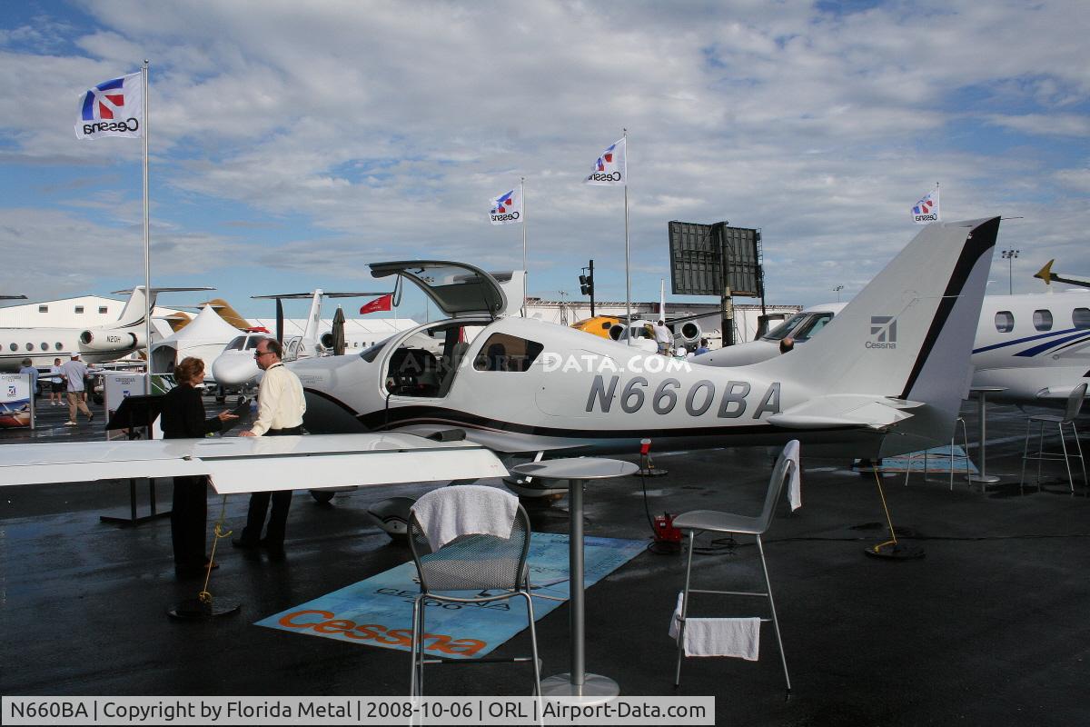 N660BA, 2008 Cessna LC41-550FG C/N 411056, Cessna 400 (Columbia LC-41) at NBAA Cessna display
