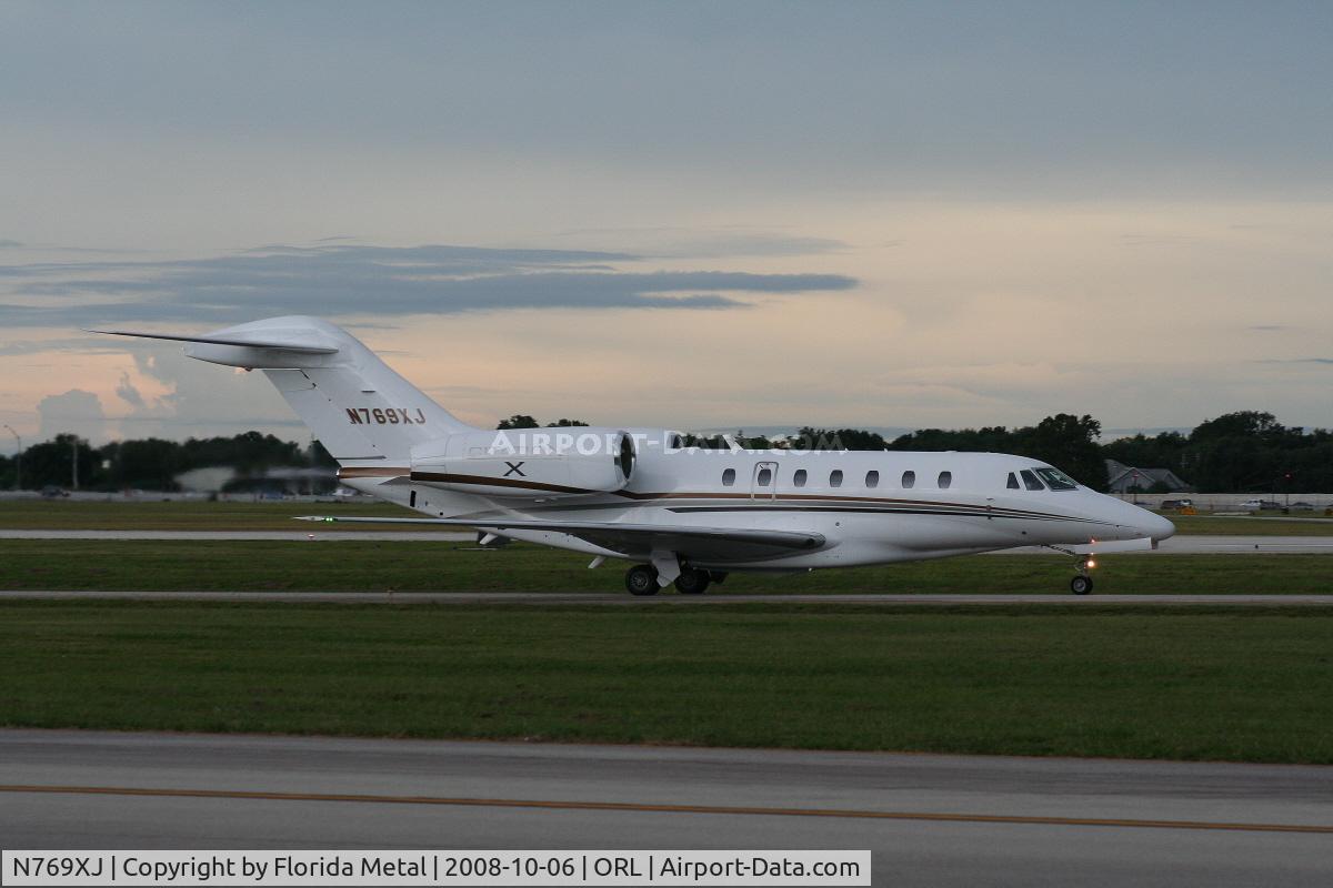 N769XJ, 2007 Cessna 750 Citation X Citation X C/N 750-0269, Citation X