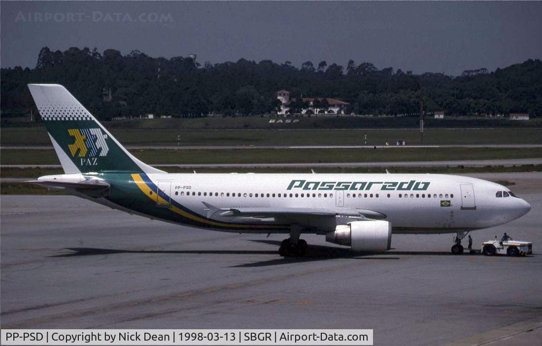 PP-PSD, 1986 Airbus A310-322 C/N 437, Scanned from a slide