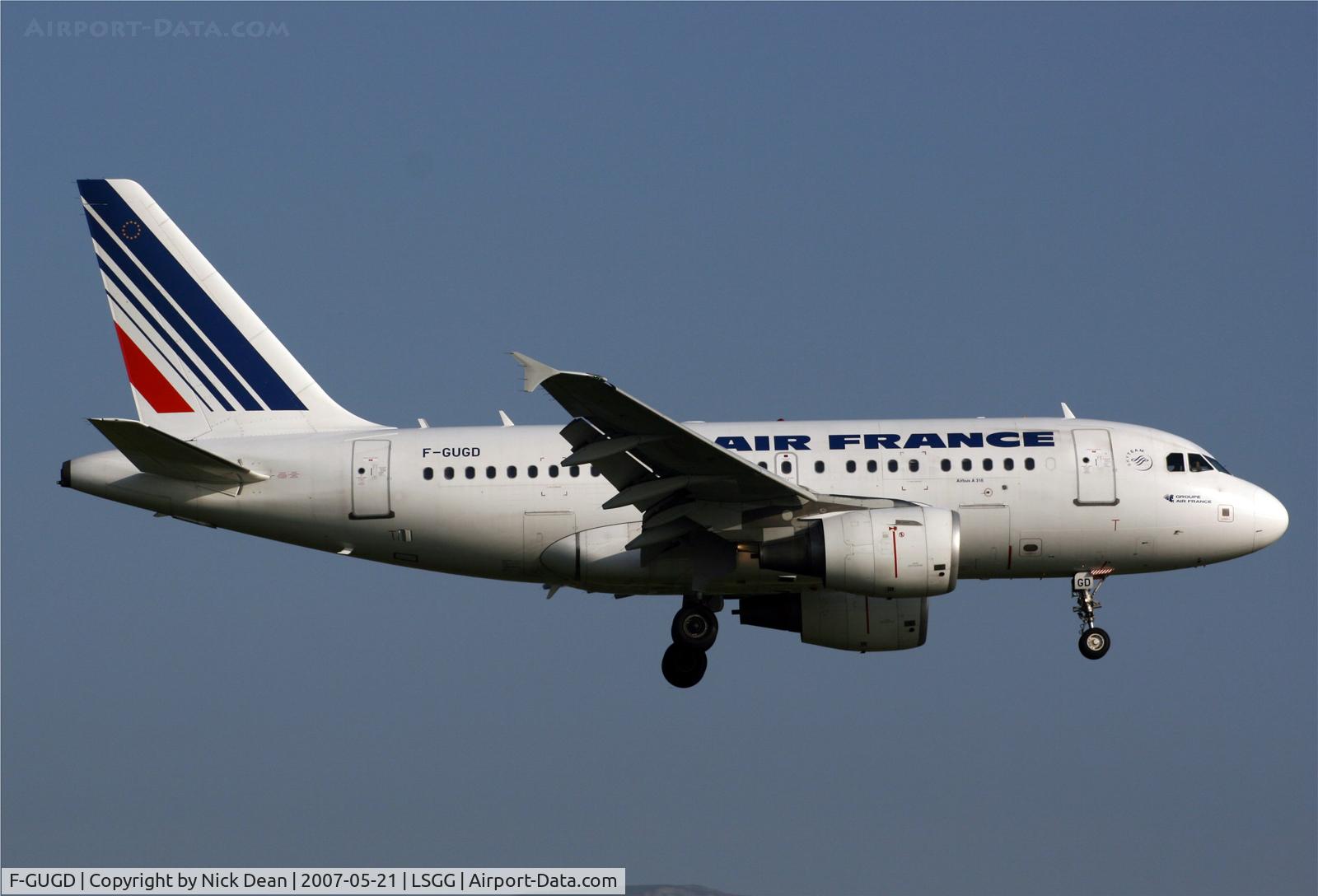 F-GUGD, 2003 Airbus A318-111 C/N 2081, LSGG