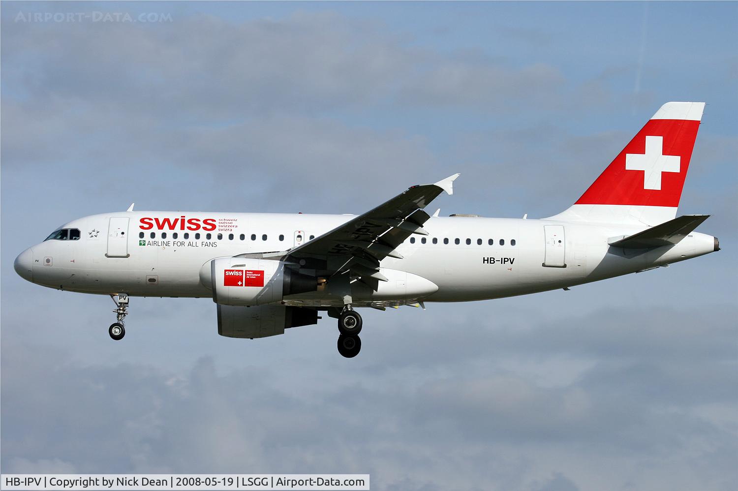 HB-IPV, 1996 Airbus A319-112 C/N 578, /