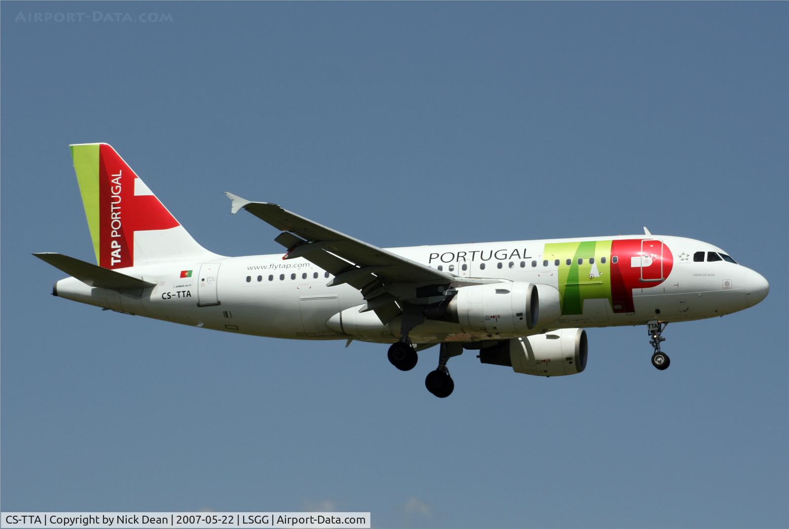 CS-TTA, 1997 Airbus A319-111 C/N 750, /