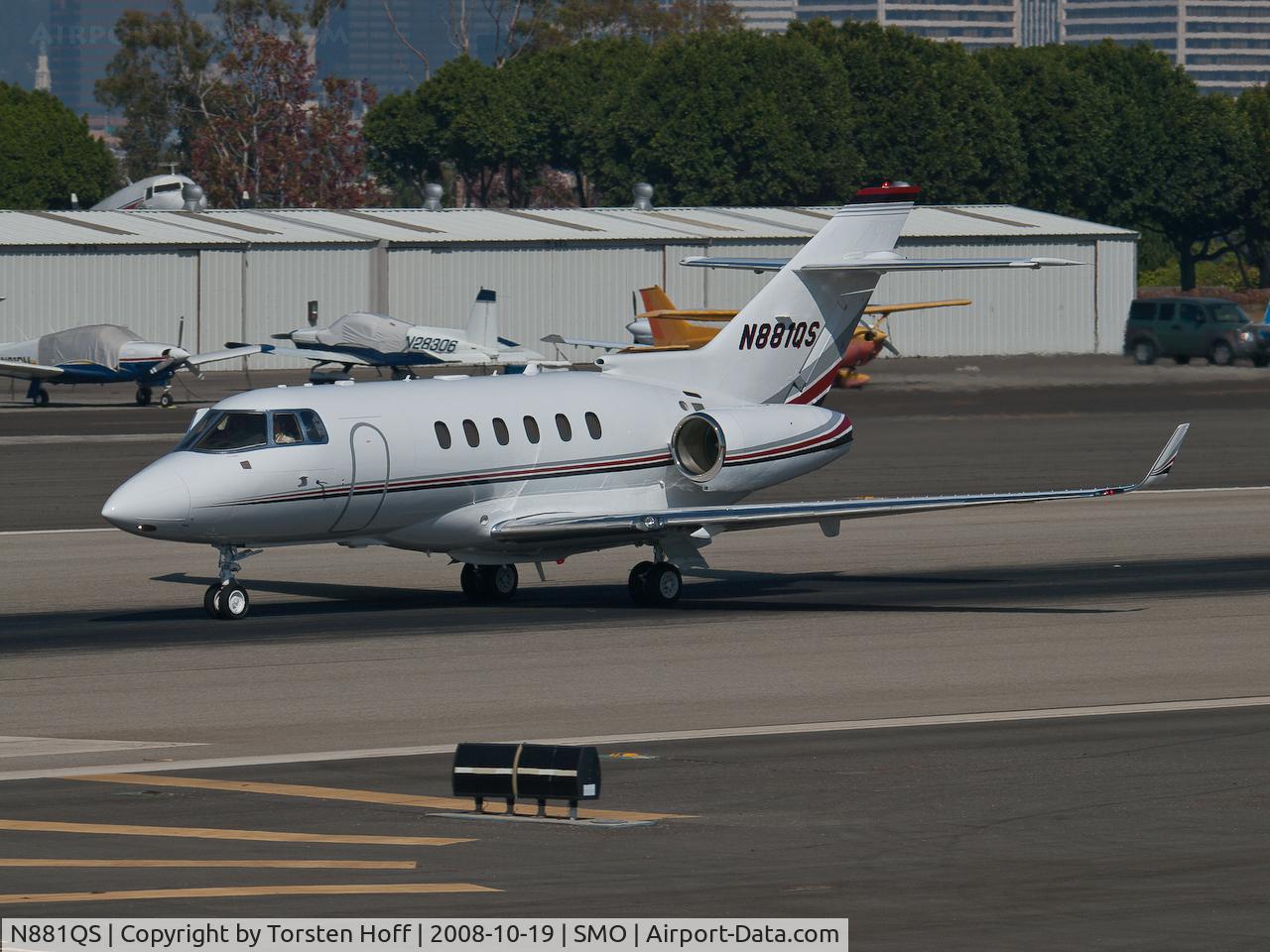 N881QS, 2008 Hawker Beechcraft Corp HAWKER 900XP C/N HA-0050, N881QS departing from RWY 21
