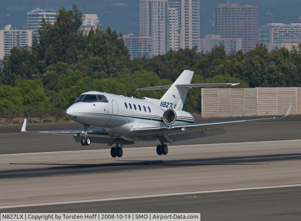 N827LX, 2007 Hawker Beechcraft Hawker 850XP C/N 258848, N827LX arriving on RWY 21