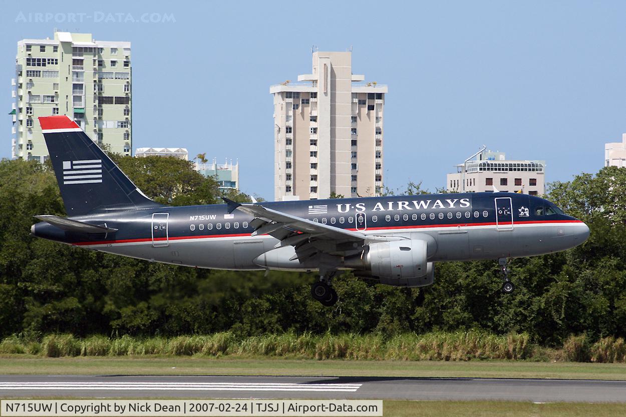 N715UW, 1999 Airbus A319-112 C/N 1051, /