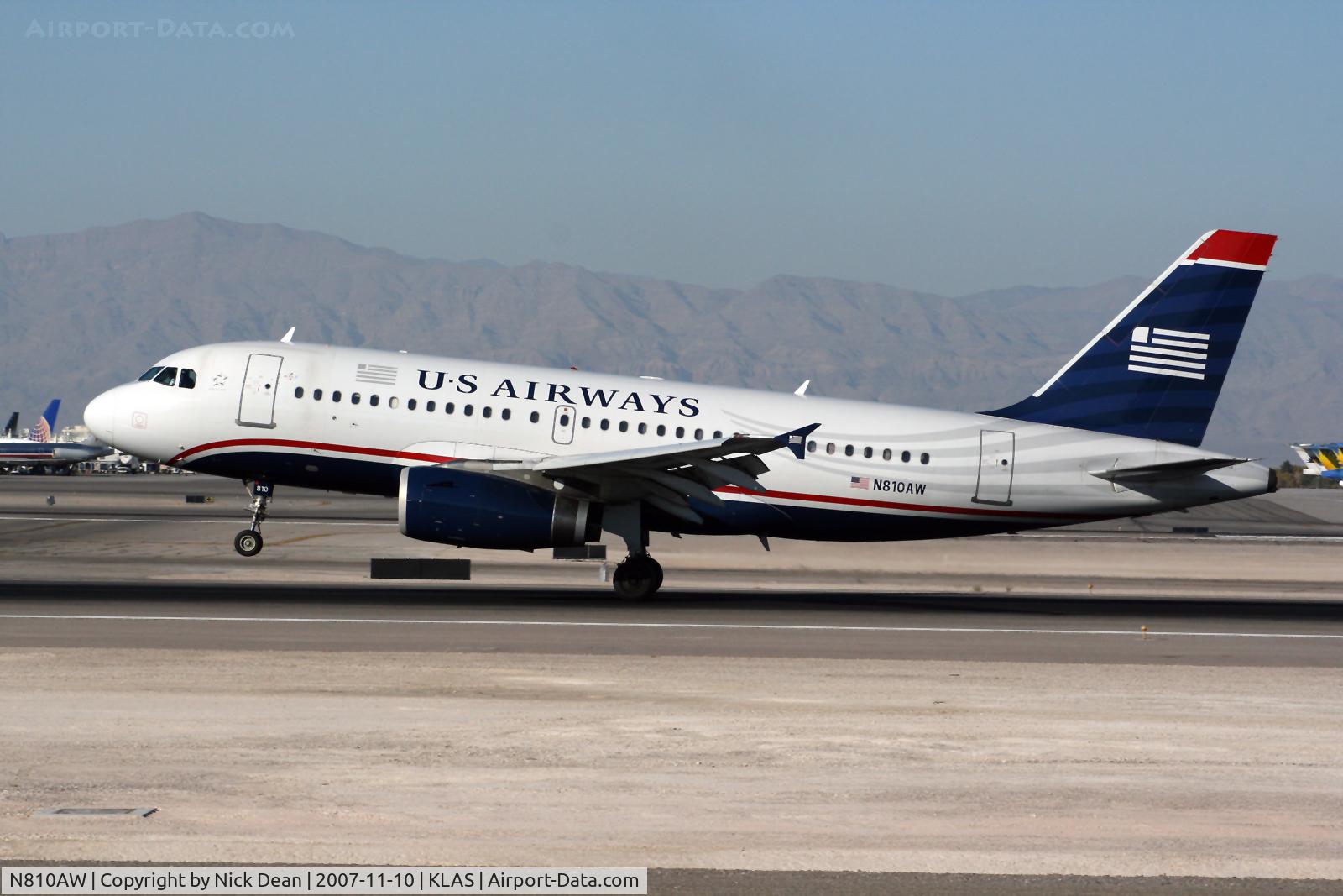 N810AW, 1999 Airbus A319-132 C/N 1116, /