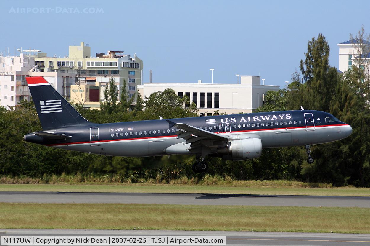 N117UW, 2000 Airbus A320-214 C/N 1224, /