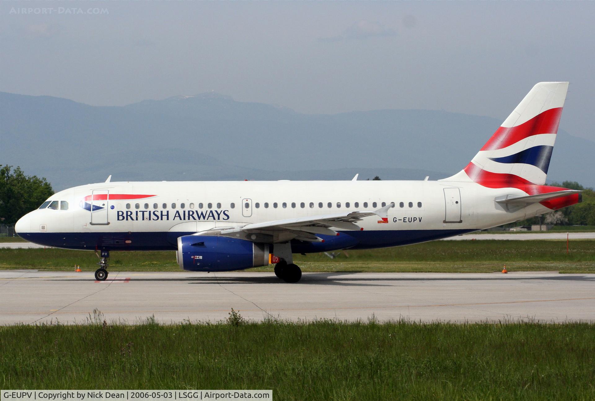 G-EUPV, 2001 Airbus A319-131 C/N 1423, /