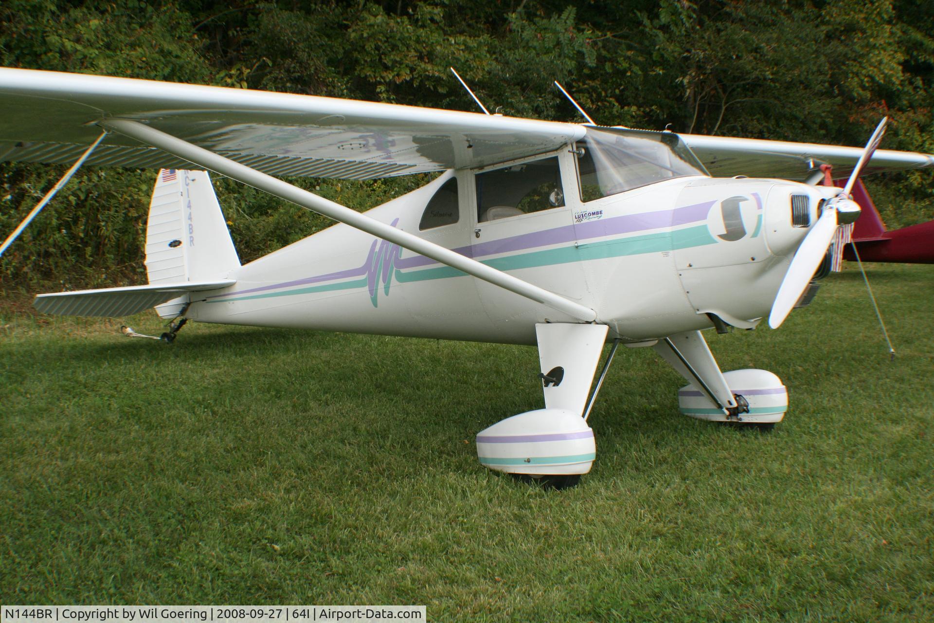 N144BR, 1946 Luscombe 8A C/N 3695, 2008 Lee Bottom Fly-in