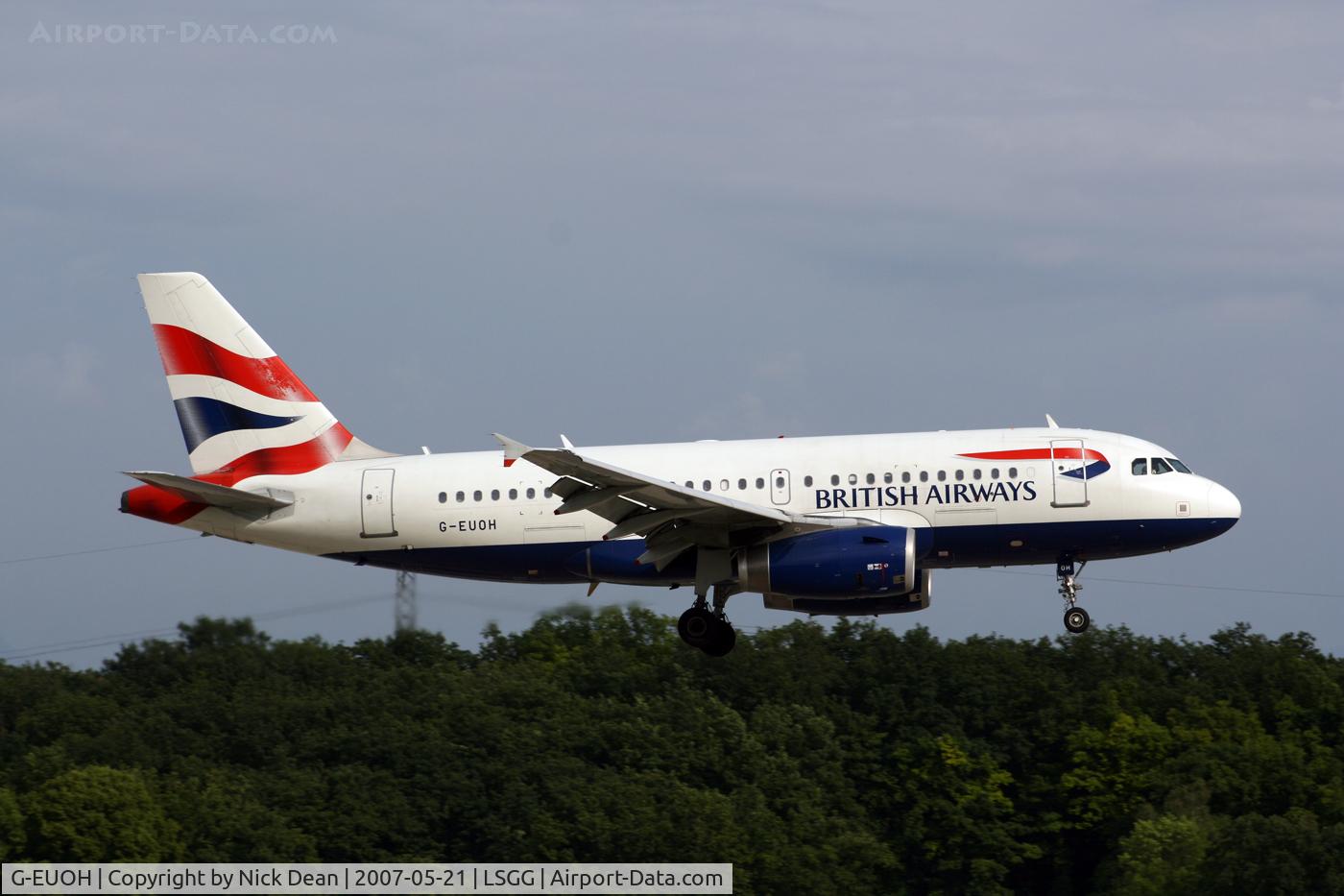 G-EUOH, 2001 Airbus A319-131 C/N 1604, /