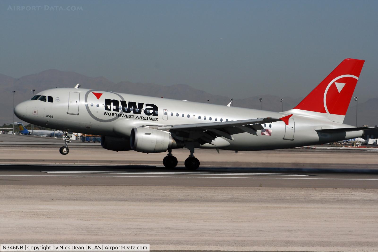 N346NB, 2002 Airbus A319-114 C/N 1796, /