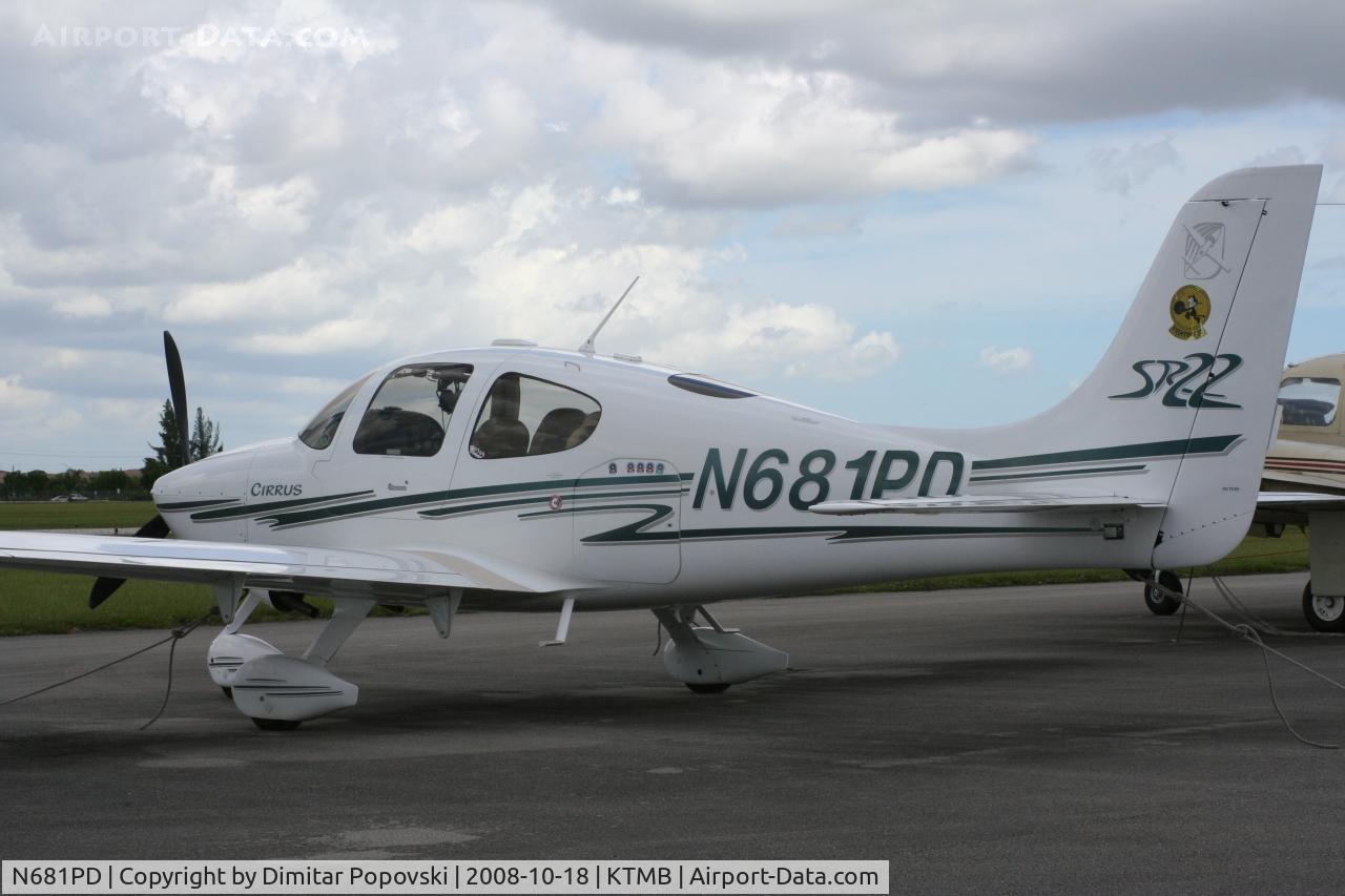 N681PD, 2003 Cirrus SR22 C/N 0543, /