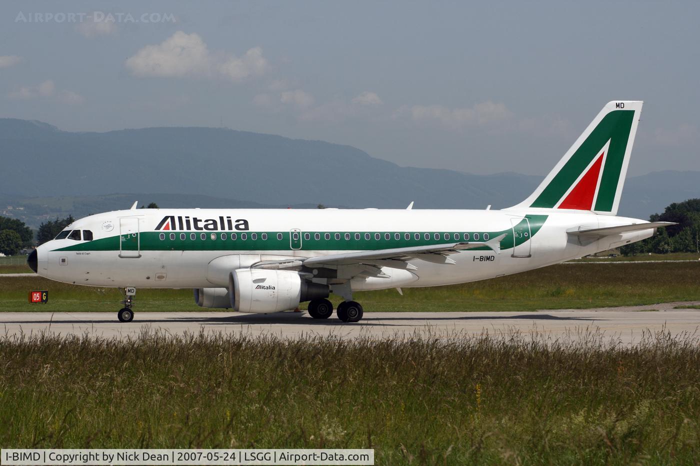 I-BIMD, 2003 Airbus A319-112 C/N 2074, /