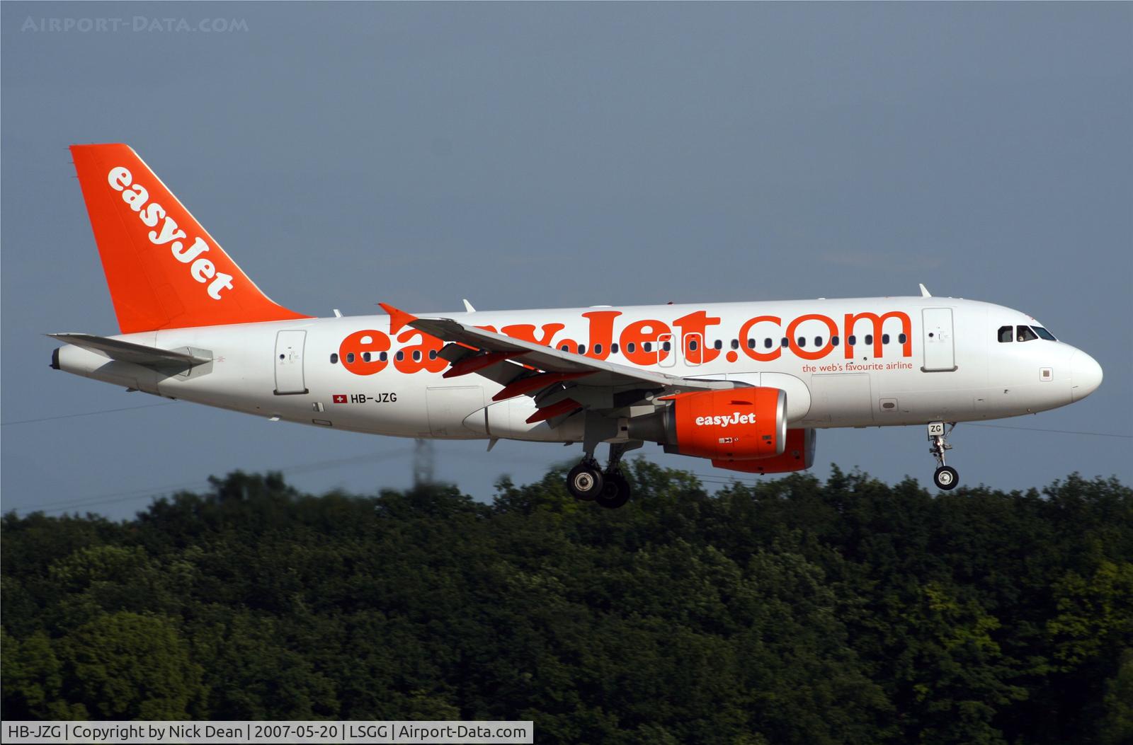 HB-JZG, 2004 Airbus A319-111 C/N 2196, LSGG