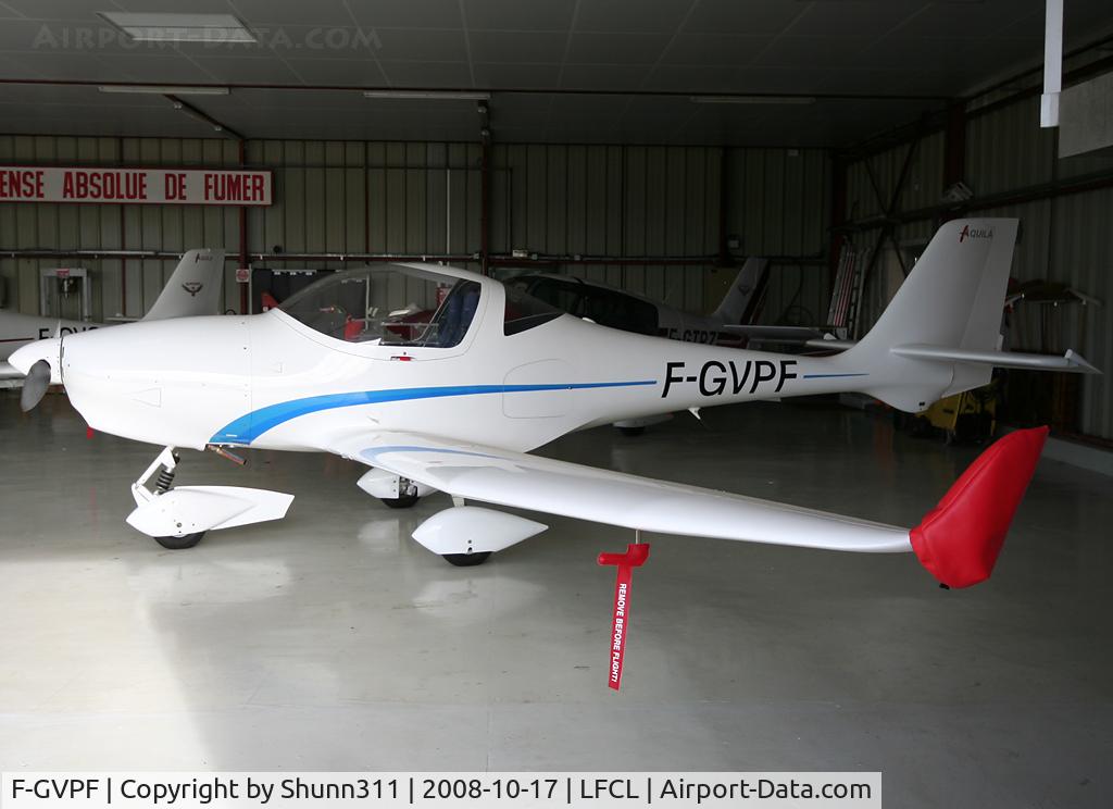 F-GVPF, Aquila A210 (AT01) C/N AT01-163, Inside ISAE hangar...