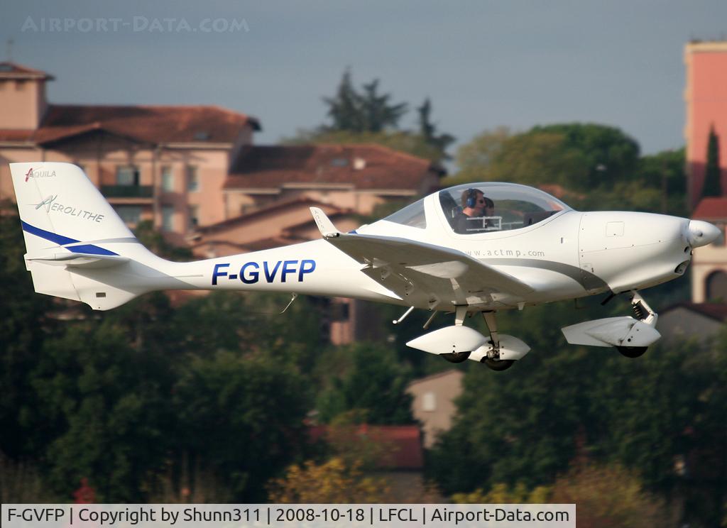 F-GVFP, Aquila A210 (AT01) C/N AT01-119, Take off rwy 34