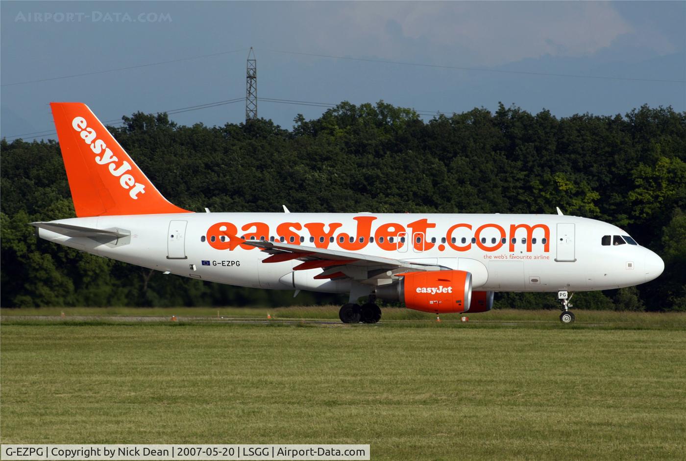 G-EZPG, 2005 Airbus A319-111 C/N 2385, /