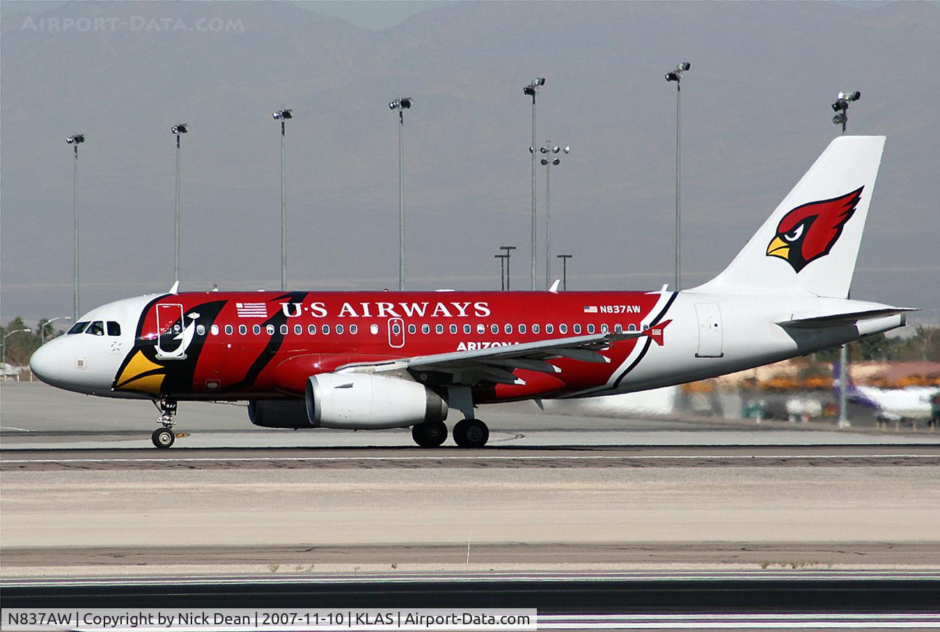 N837AW, 2005 Airbus A319-132 C/N 2595, /