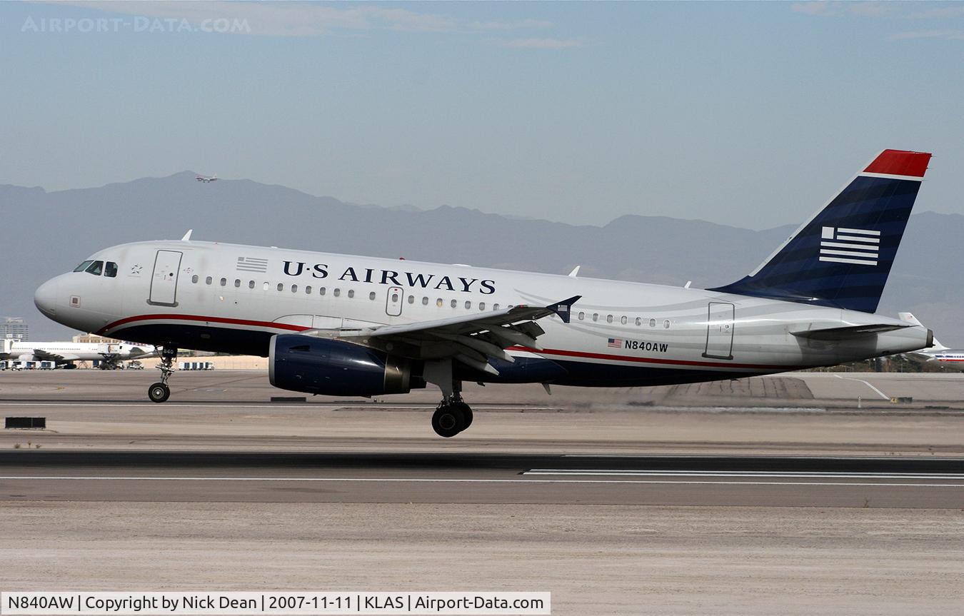 N840AW, 2006 Airbus A319-132 C/N 2690, KLAS