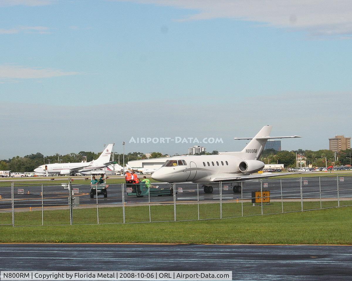 N800RM, British Aerospace BAe.125 Series 800A C/N 258001, Hawker 800A