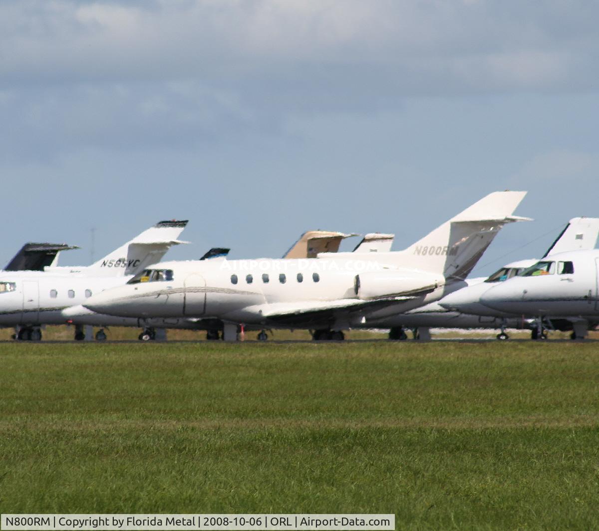 N800RM, British Aerospace BAe.125 Series 800A C/N 258001, Hawker 800A