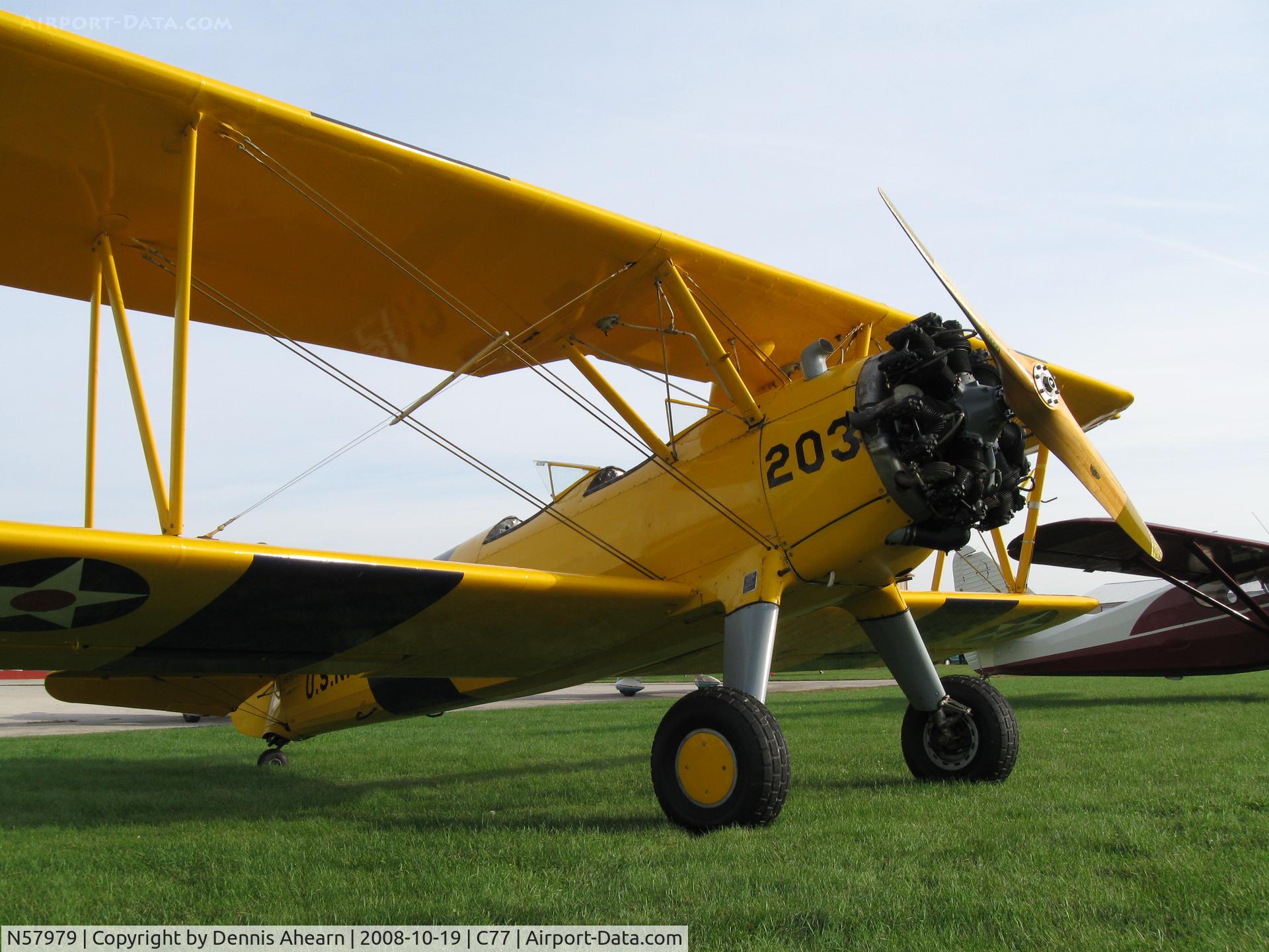 N57979, 1941 Boeing A75N1(PT17) C/N 75-2271, Poplar Grove,IL