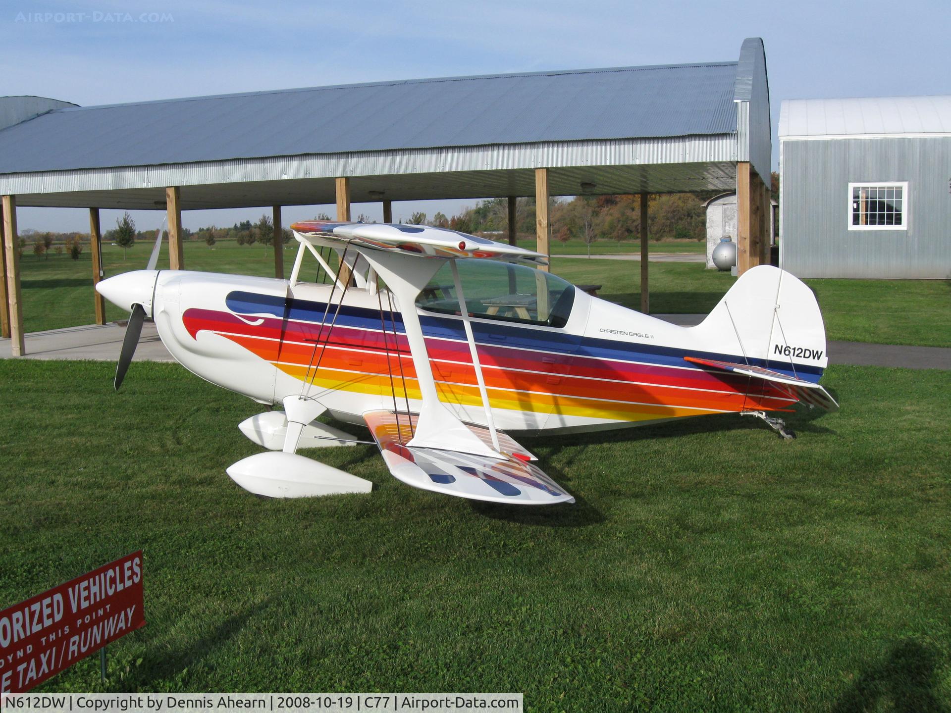 N612DW, 1985 Christen Eagle II C/N WILSON-0001, Poplar Grove,IL