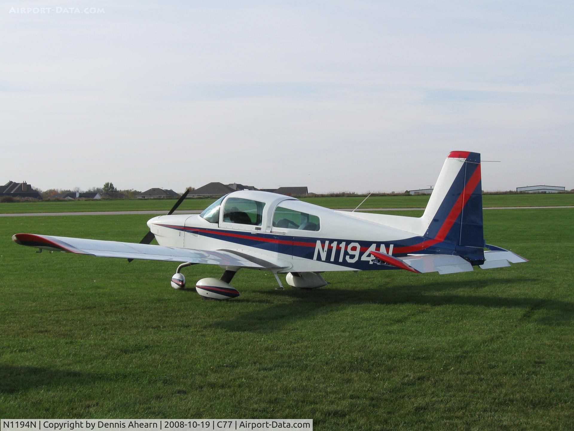 N1194N, 1991 American General AG-5B Tiger C/N 10081, Poplar Grove,IL