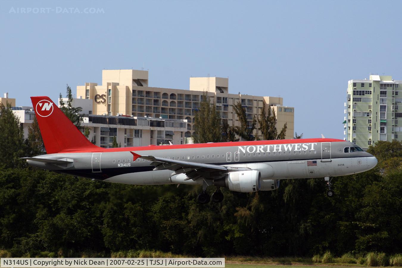 N314US, 1991 Airbus A320-211 C/N 160, /